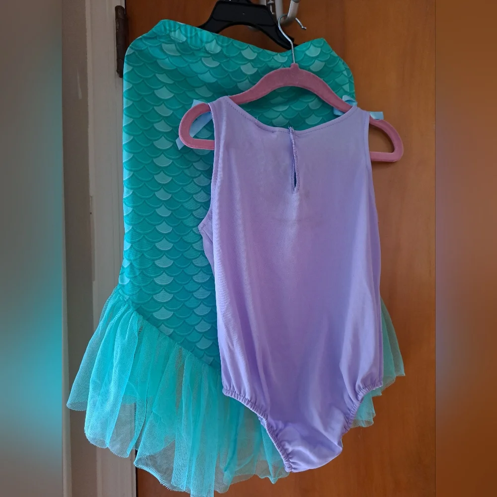 Ariel Mermaid Princess Kids Costume By Disney - Picture 2 of 3